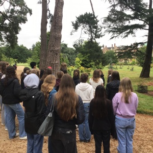 Stephen Perse students and their German exchange partners at Sandringham House